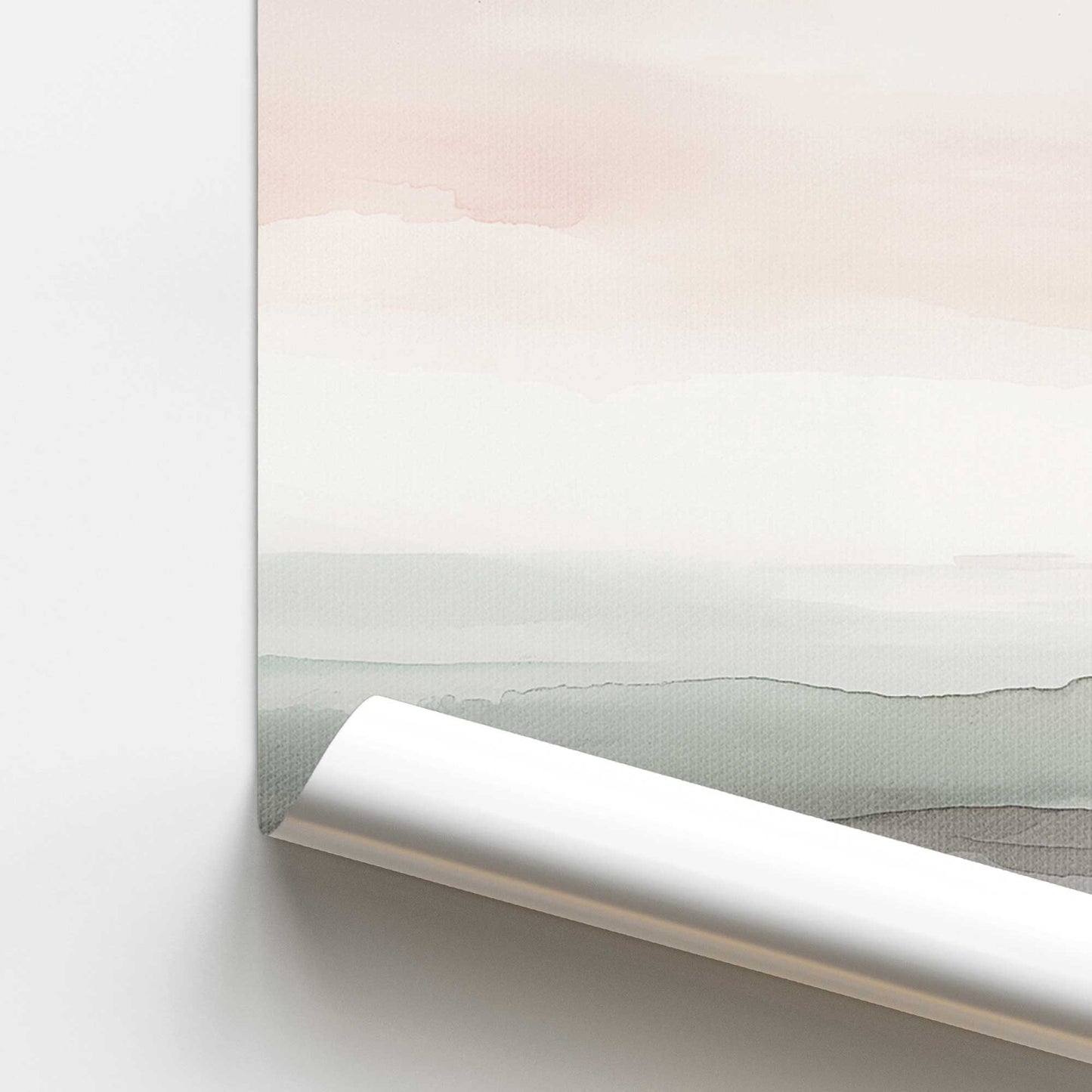 Peach Tranquility III Promotional Rolled Print