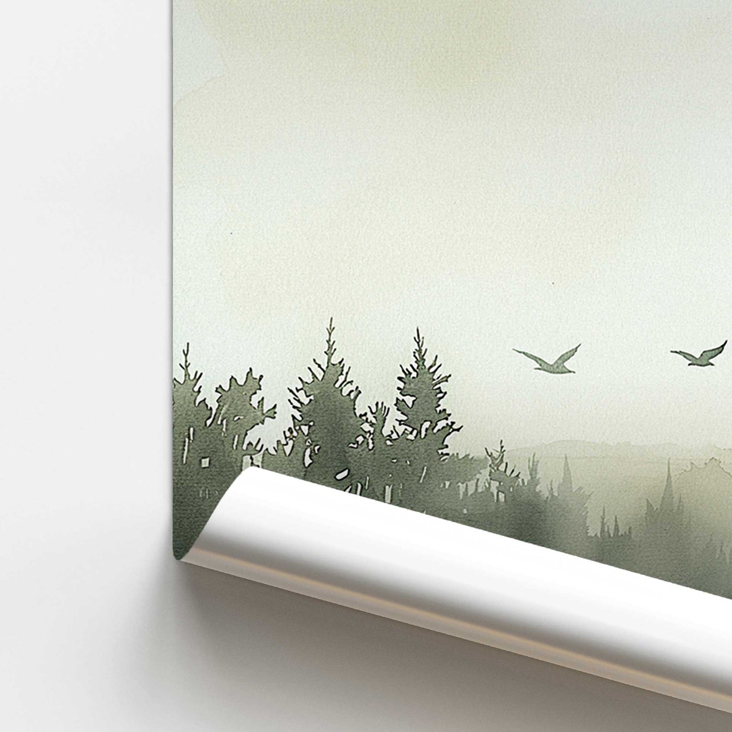 Skyward Silhouettes Promotional Rolled Print