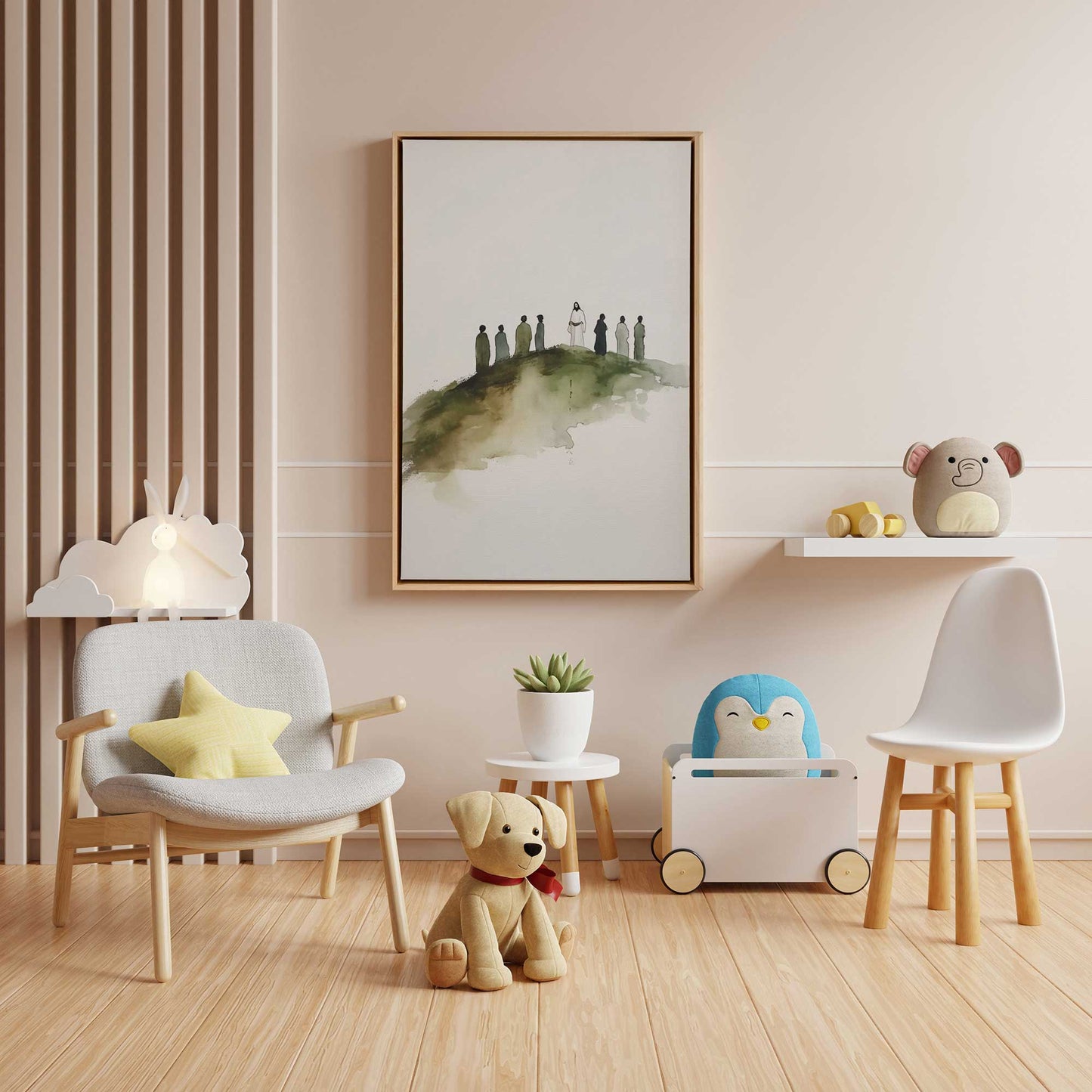 Picture of art in a room