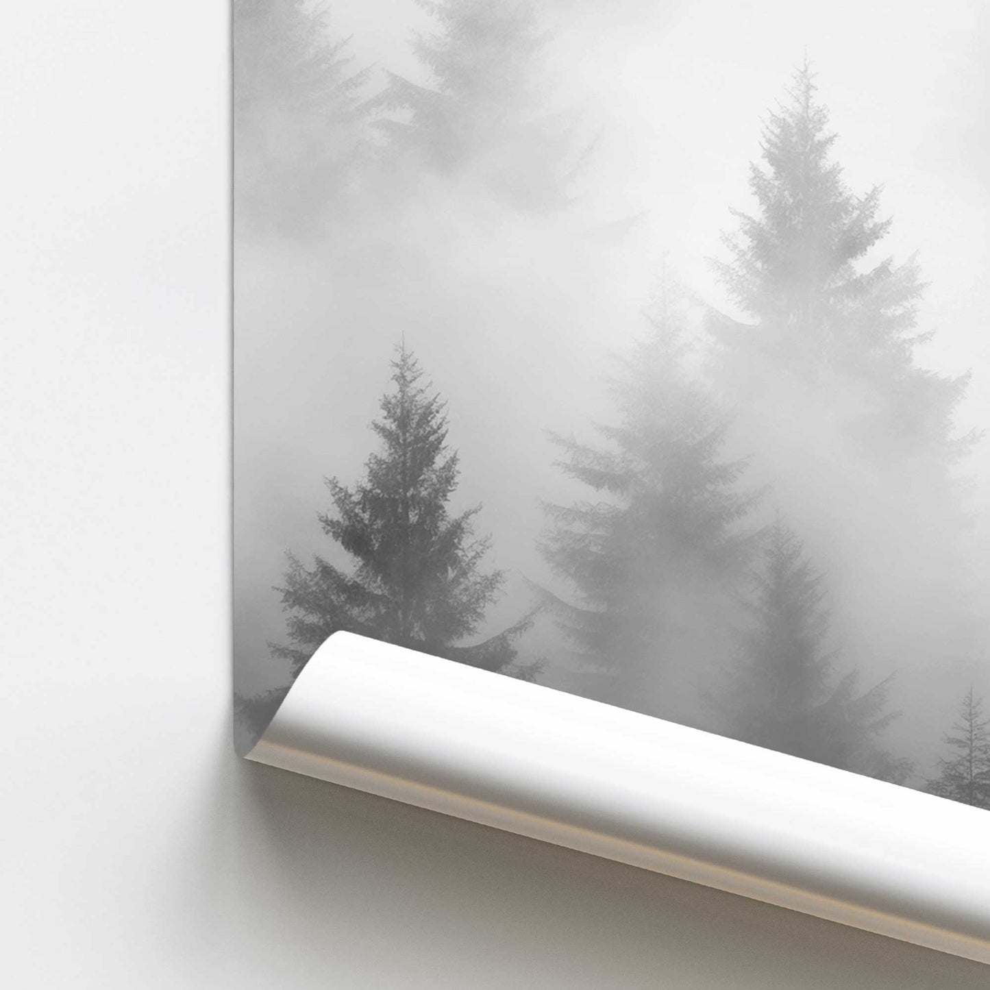 Foggy Echoes II Promotional Rolled Print