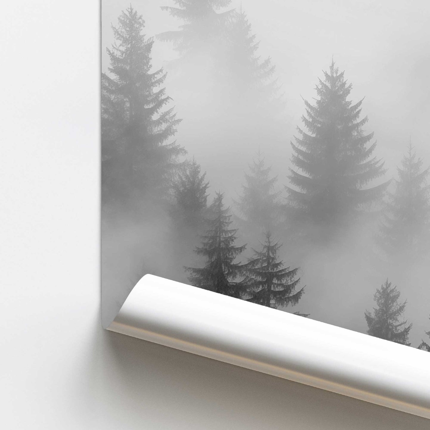 Foggy Echoes III Promotional Rolled Print