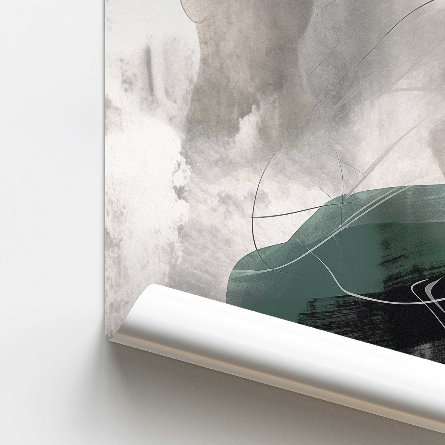 Rustic Charm Promotional Rolled Print