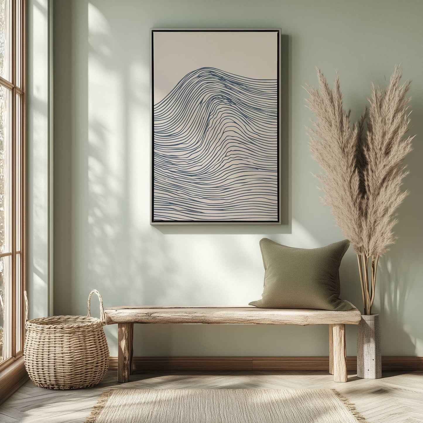 Picture of art in a room