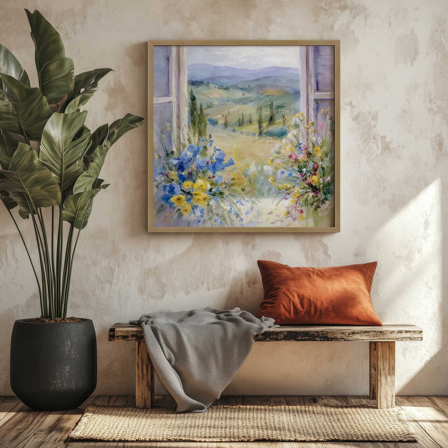 Picture of art in a room