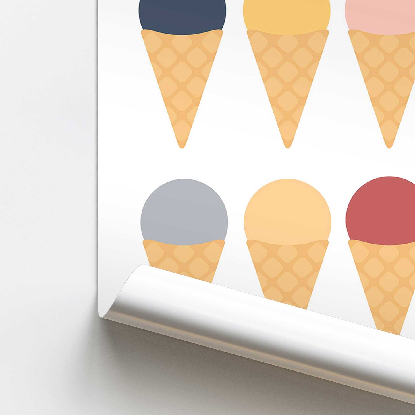 Ice Cream Fiesta Promotional Rolled Print