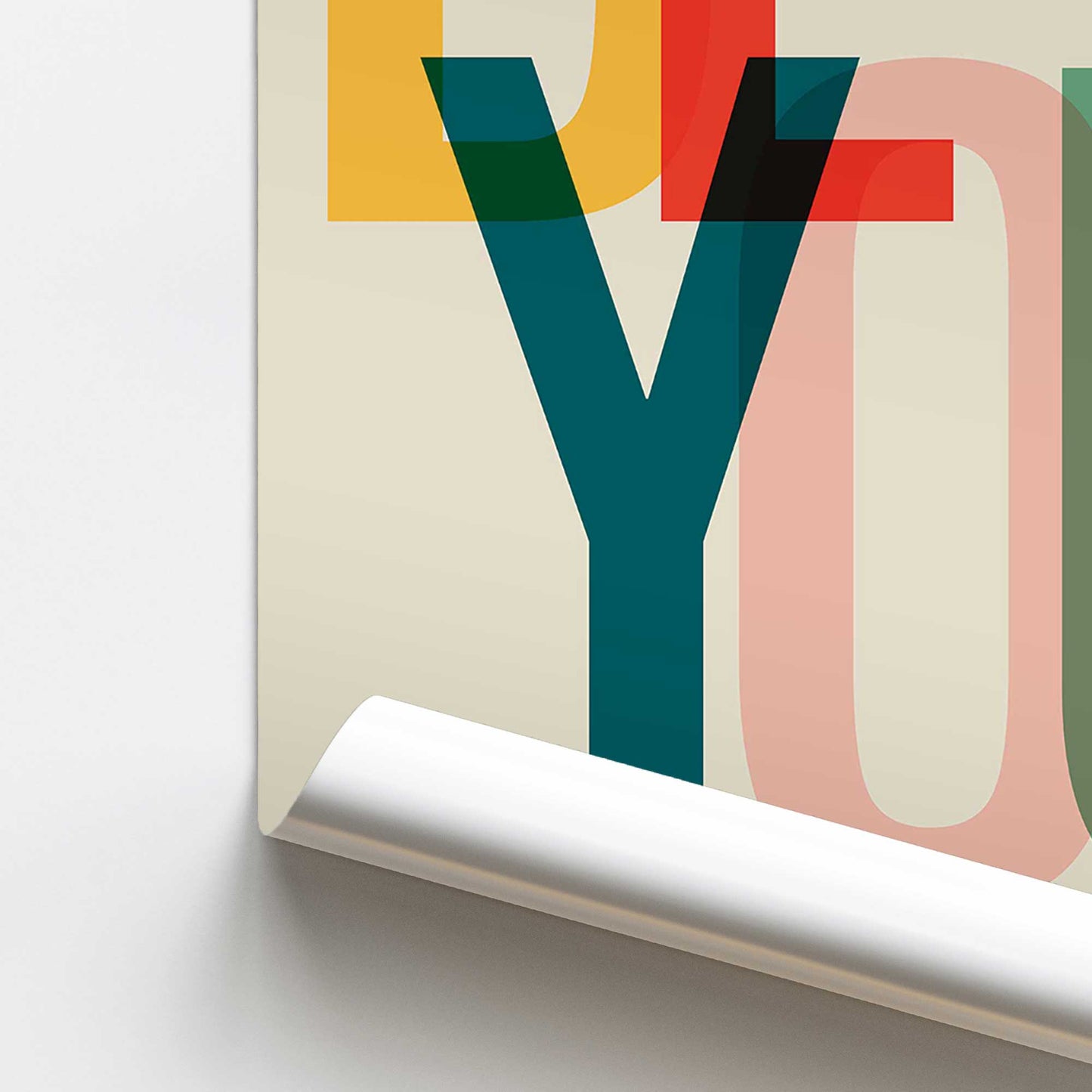 Flourish in Authenticity Promotional Rolled Print