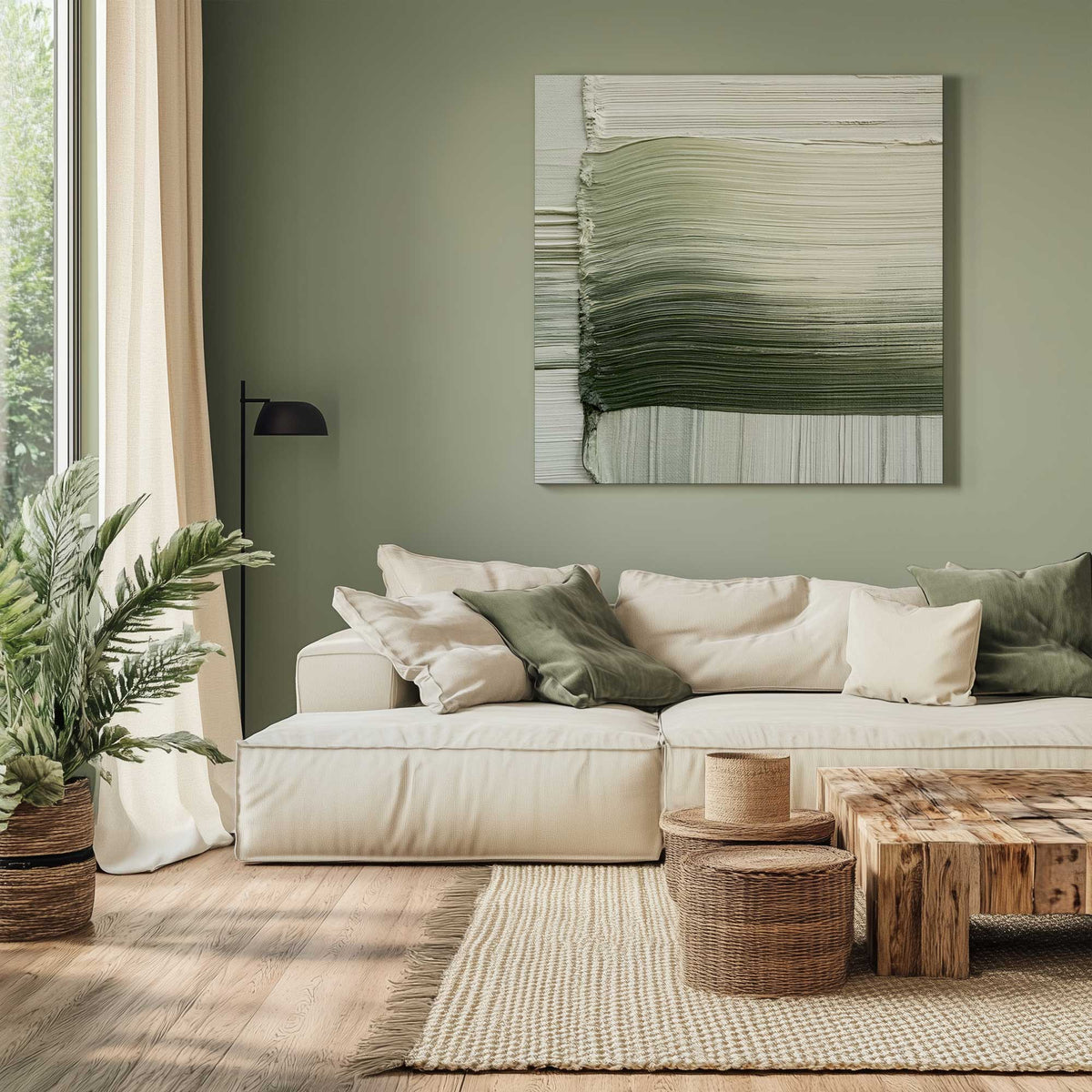 Picture of art in a room