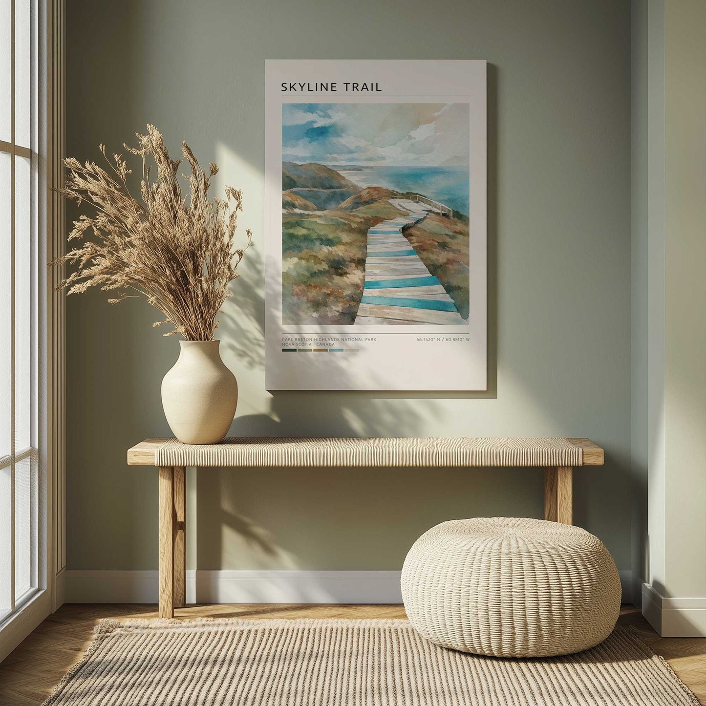 Picture of art in a room
