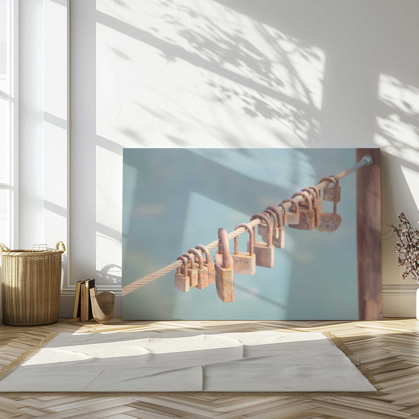 Picture of art in a room