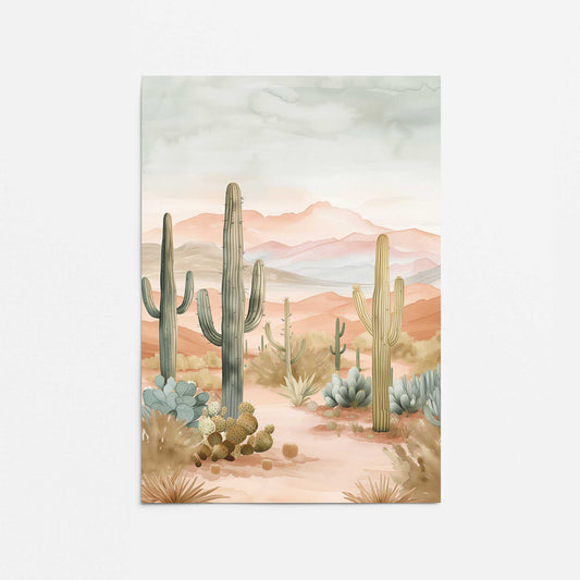 Cactus Waltz I Promotional Rolled Print