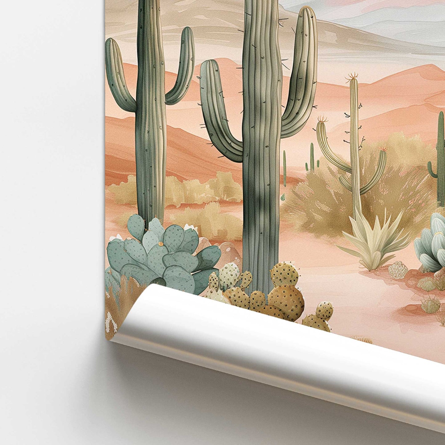 Cactus Waltz I Promotional Rolled Print