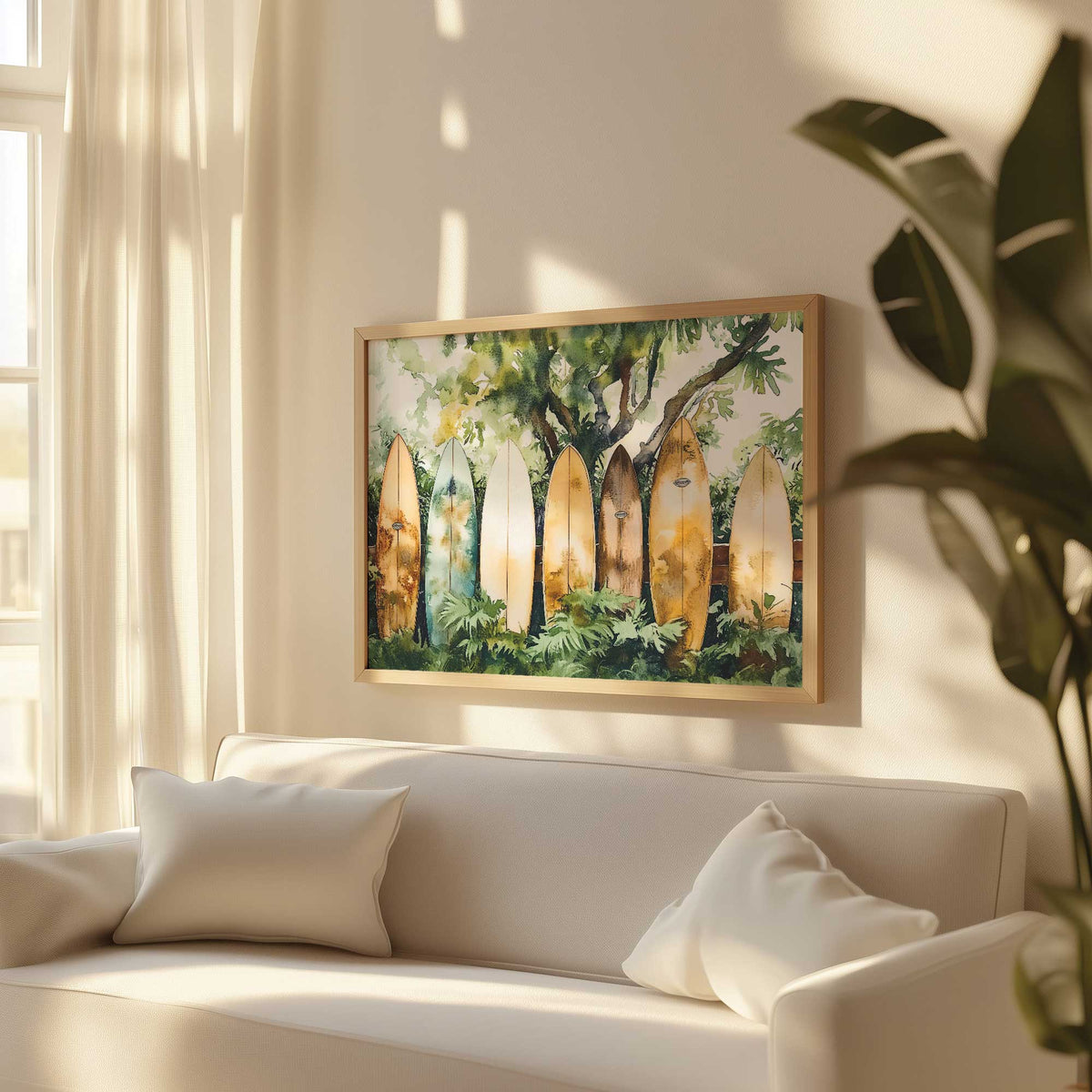 Picture of art in a room