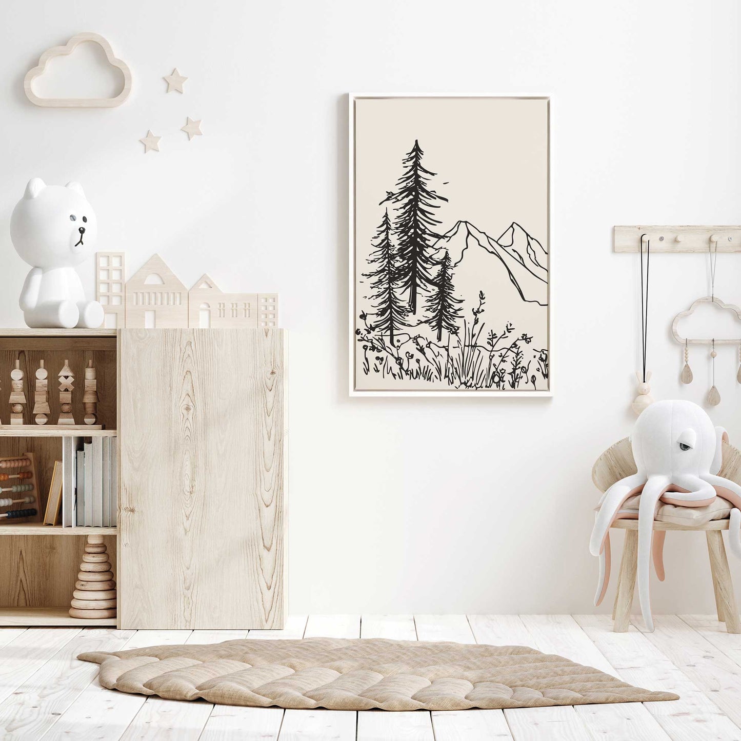 Picture of art in a room