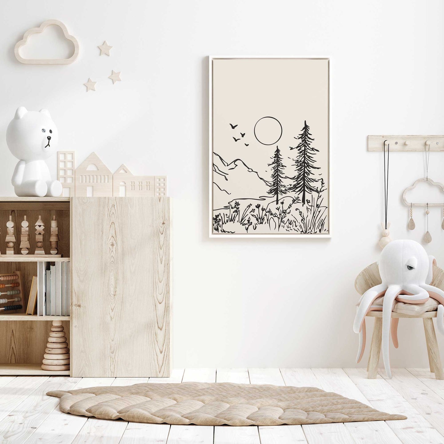 Picture of art in a room