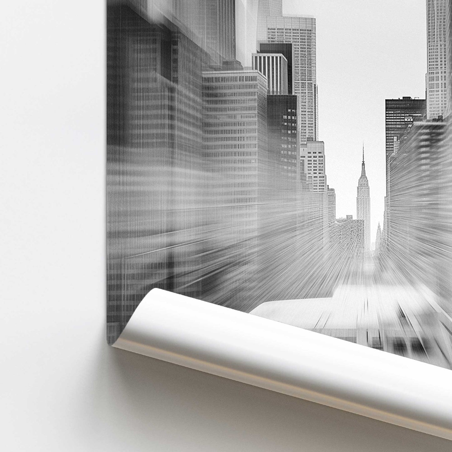 NYC City Rhythms Promotional Rolled Print