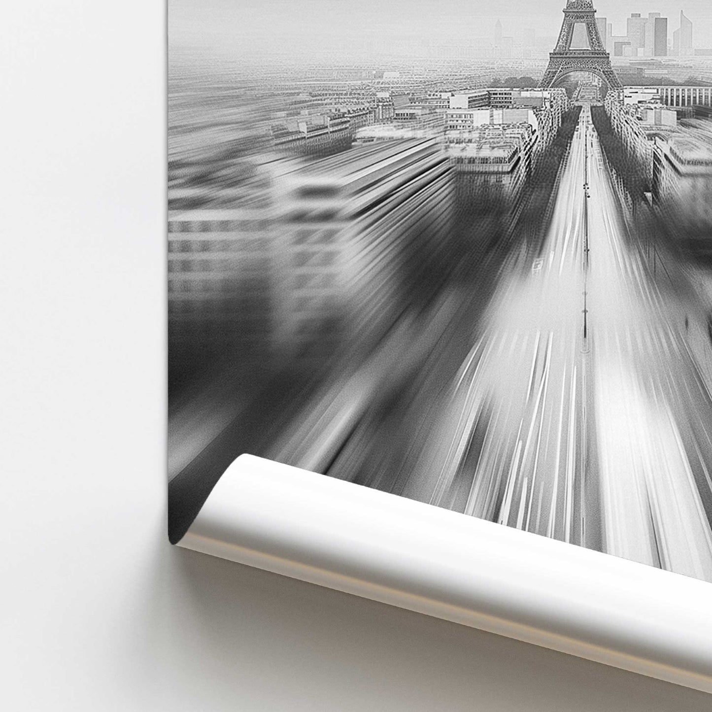 Parisian Blur Promotional Rolled Print