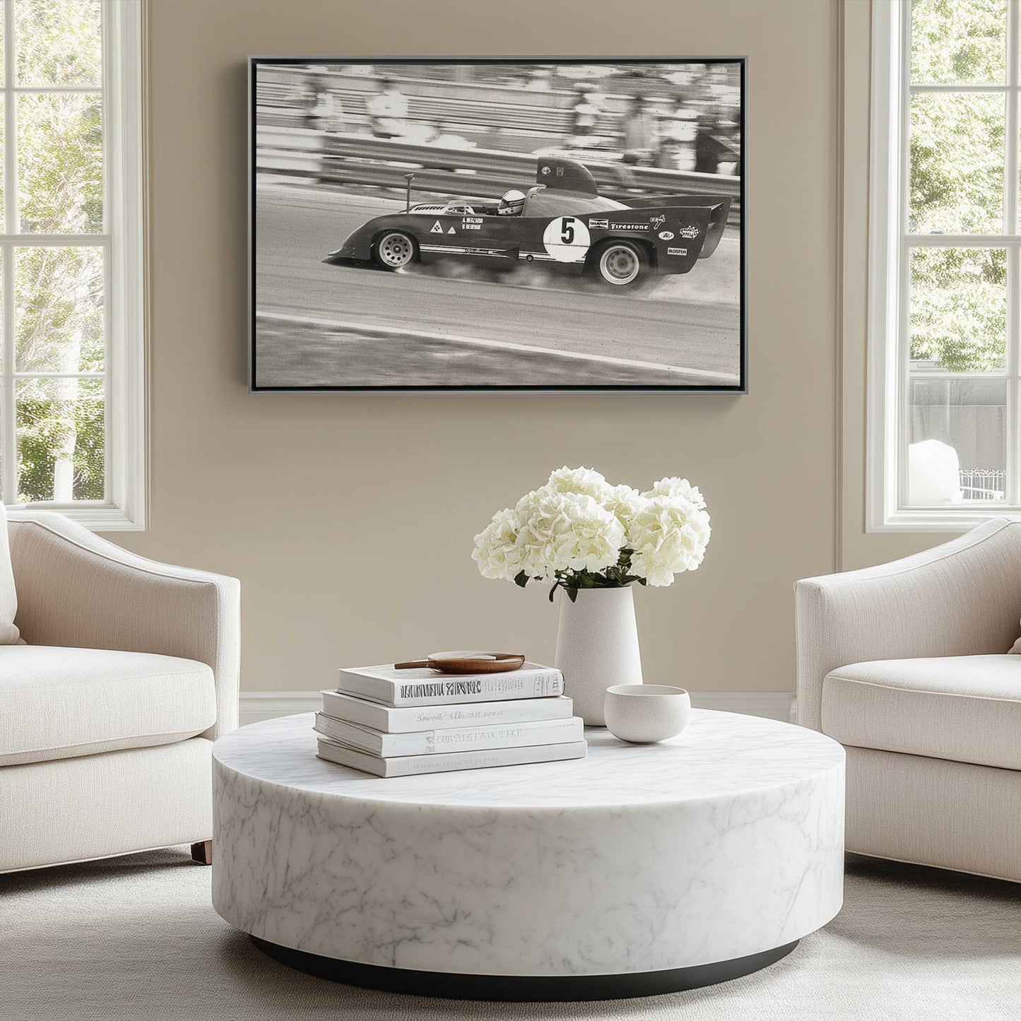 Picture of art in a room