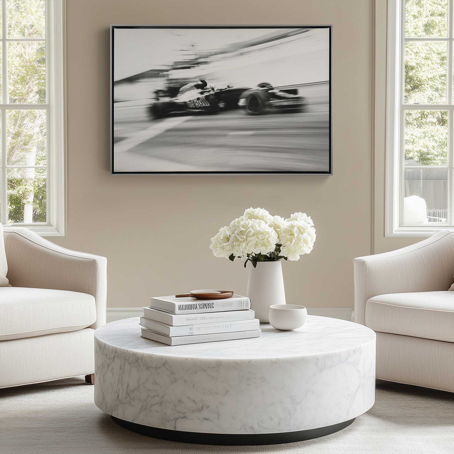 Picture of art in a room