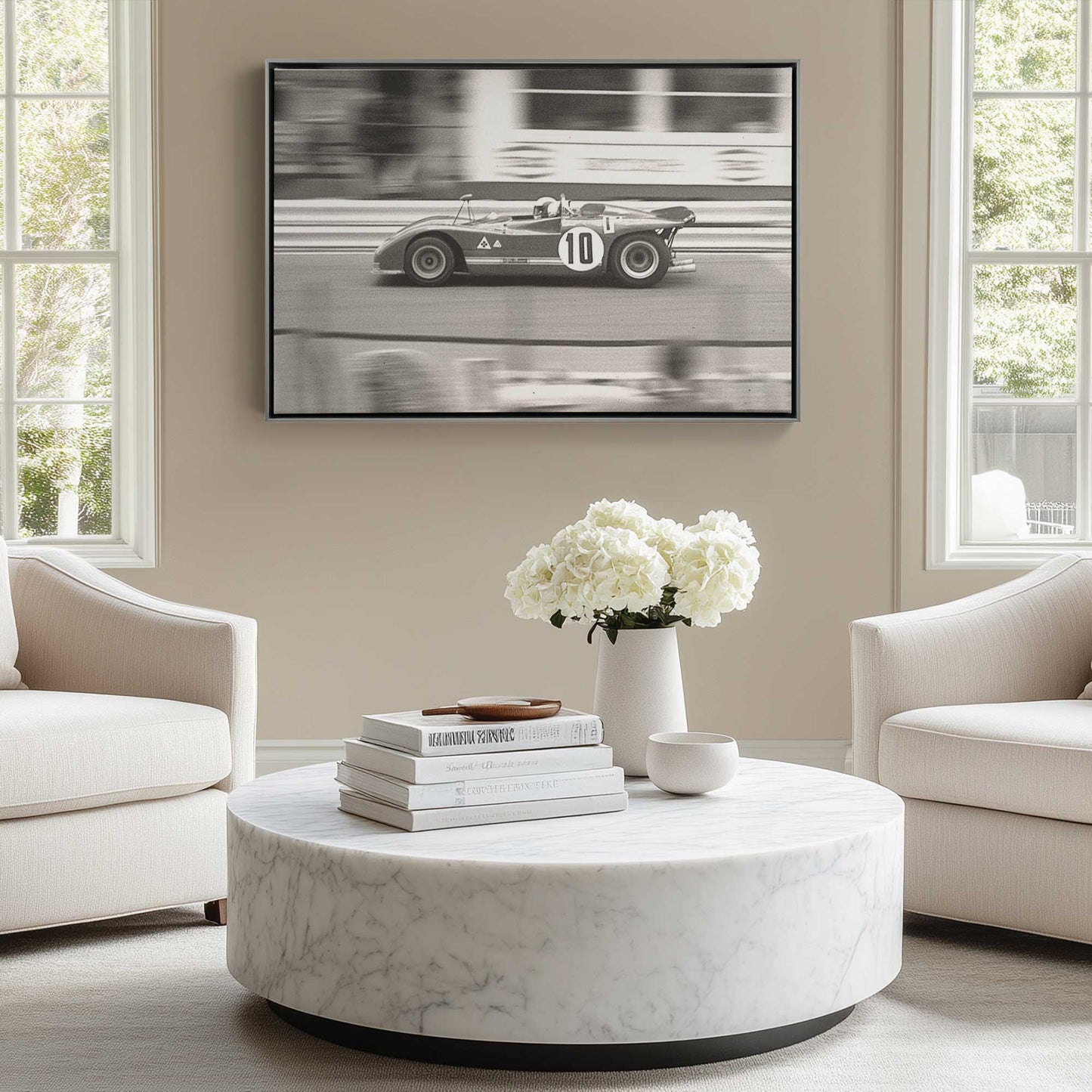 Picture of art in a room