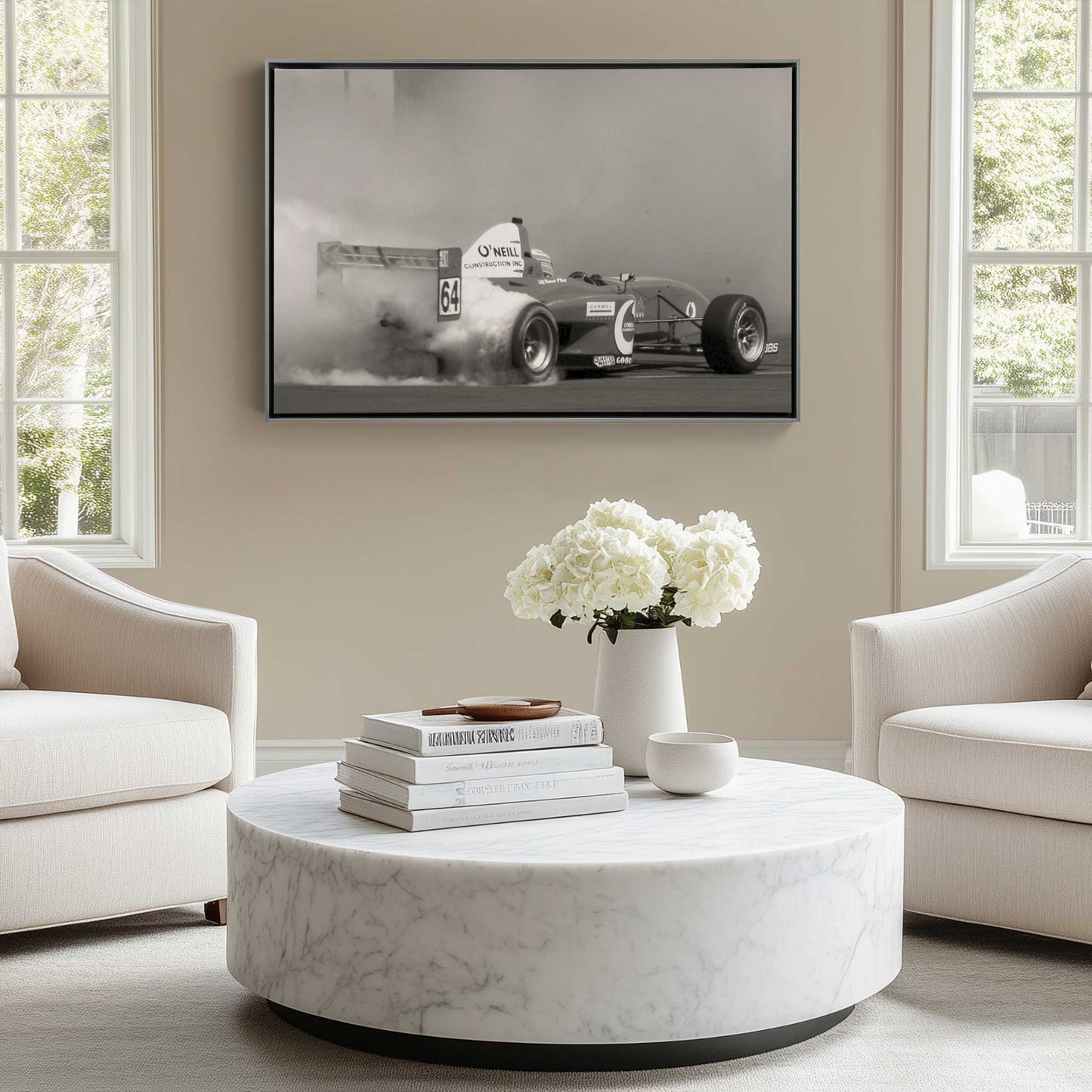 Picture of art in a room