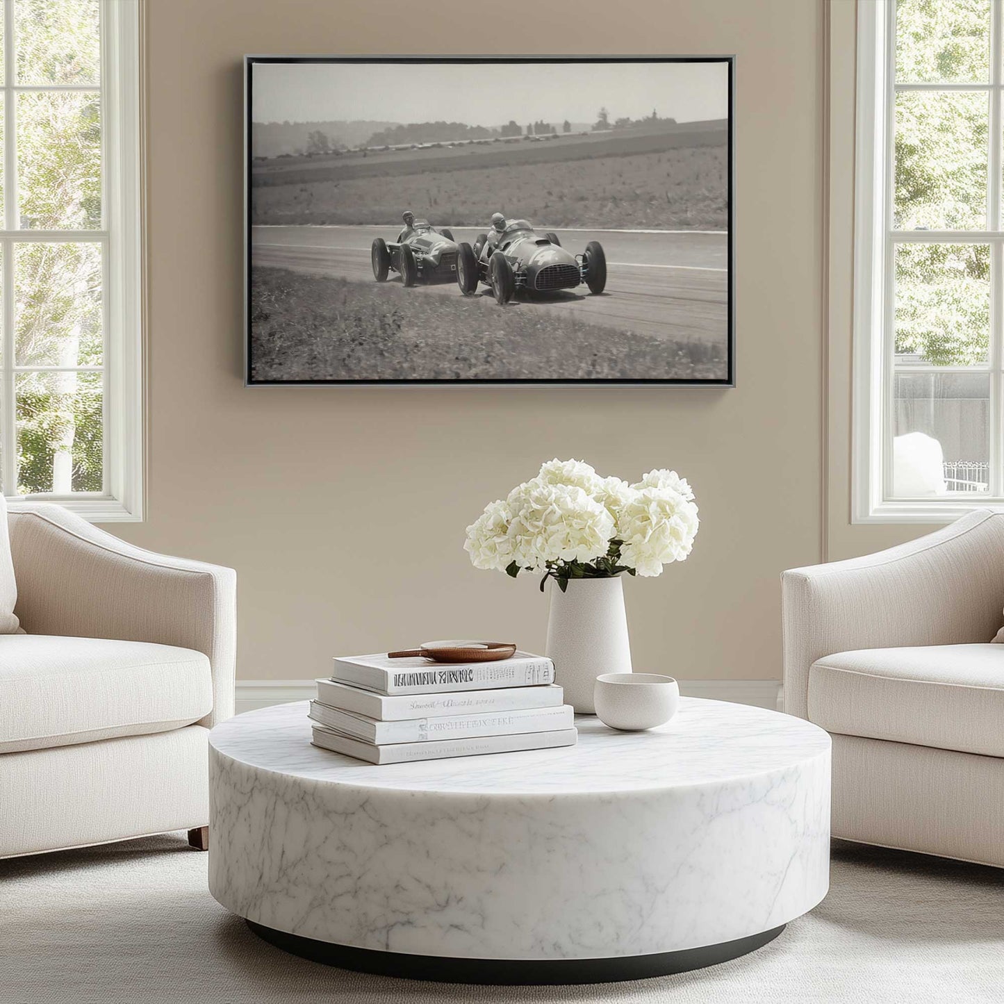 Picture of art in a room