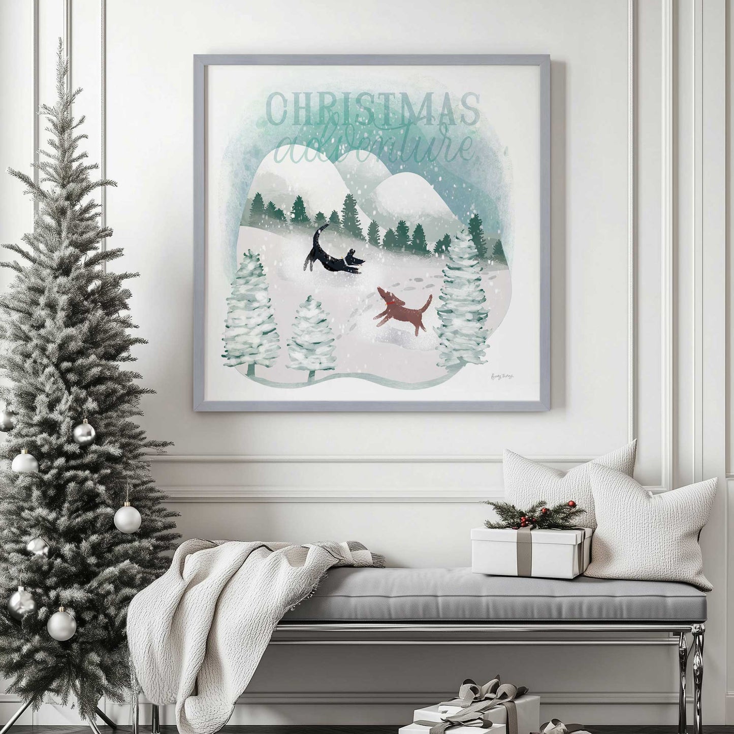 Picture of art in a room