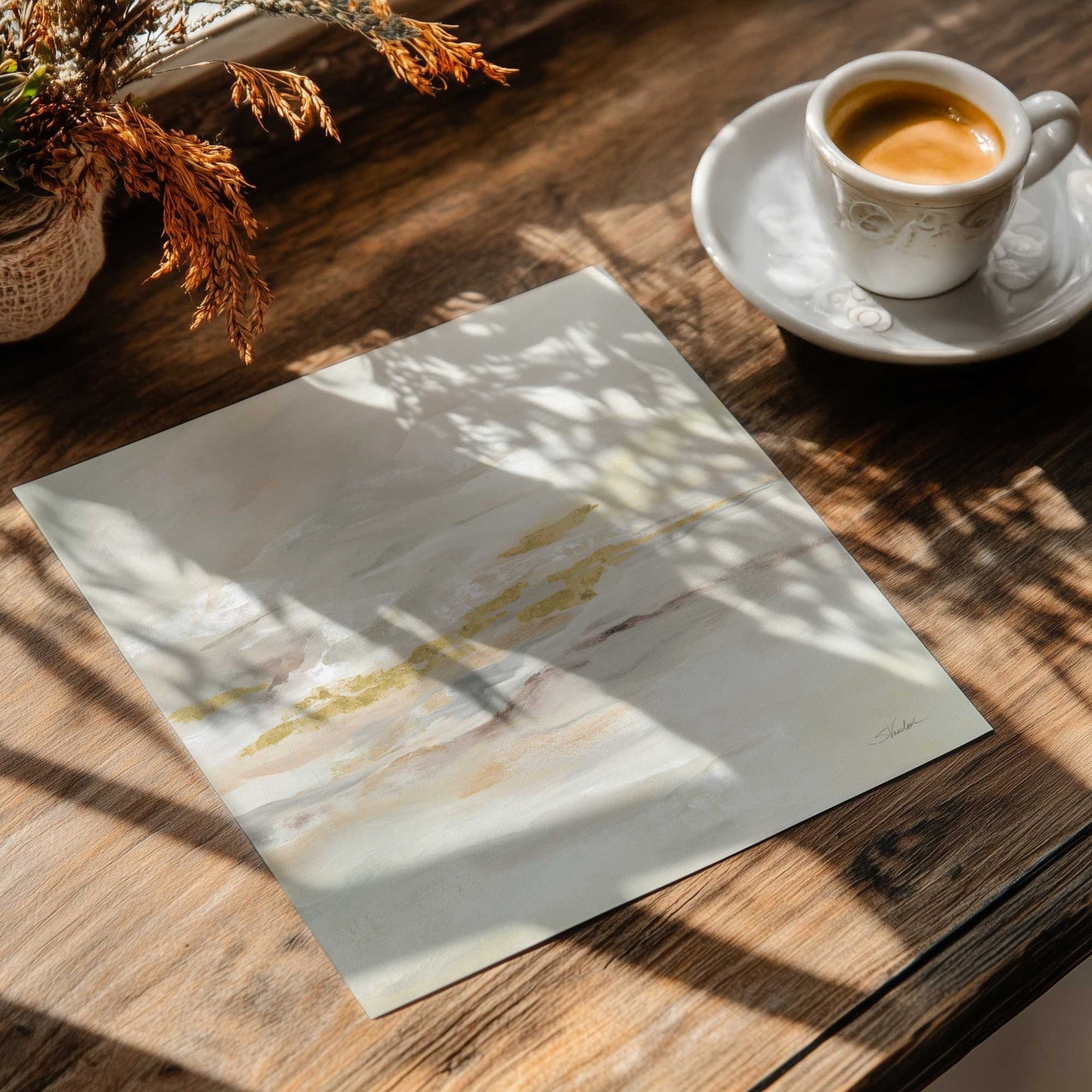 Golden Drift Reflections Print