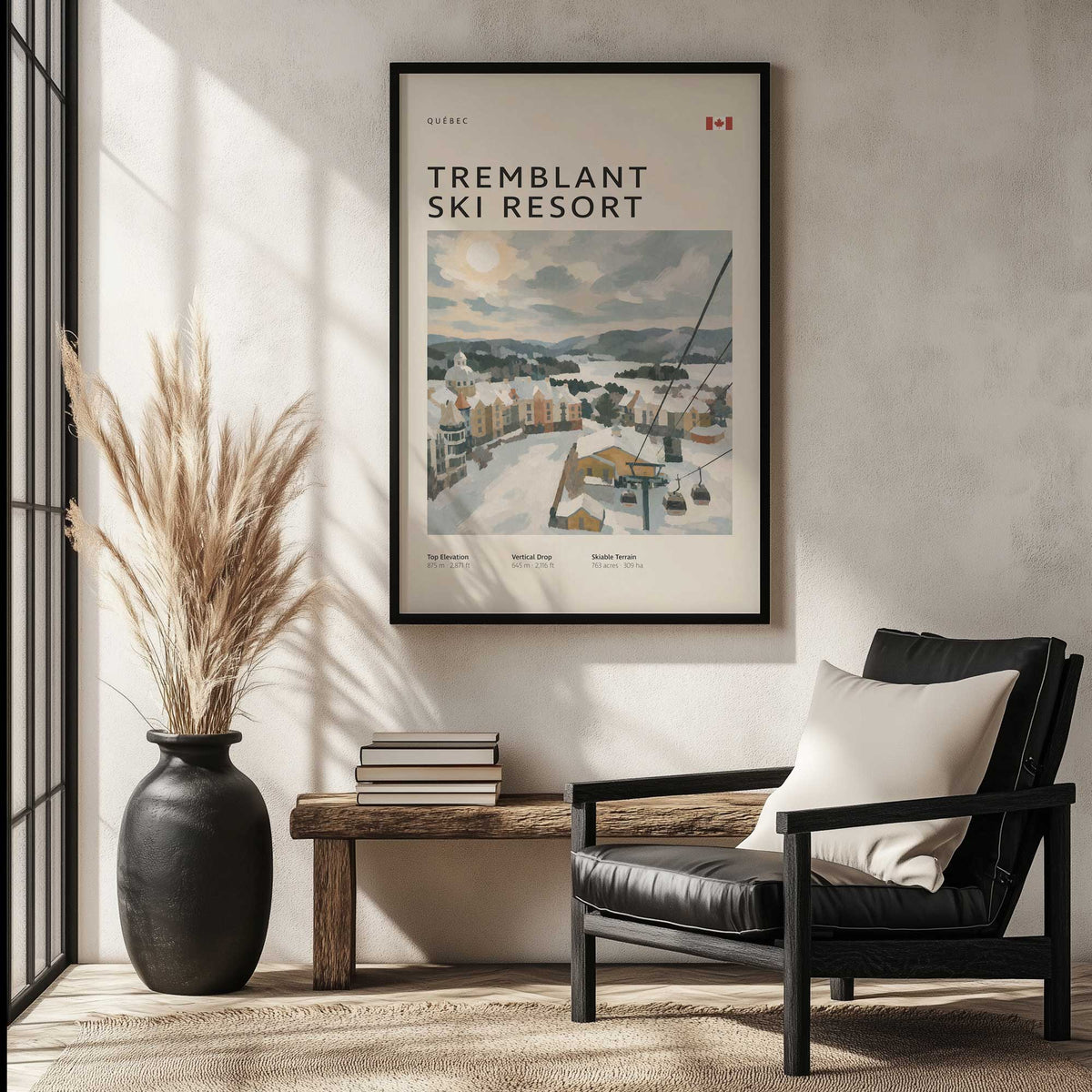 Picture of art in a room