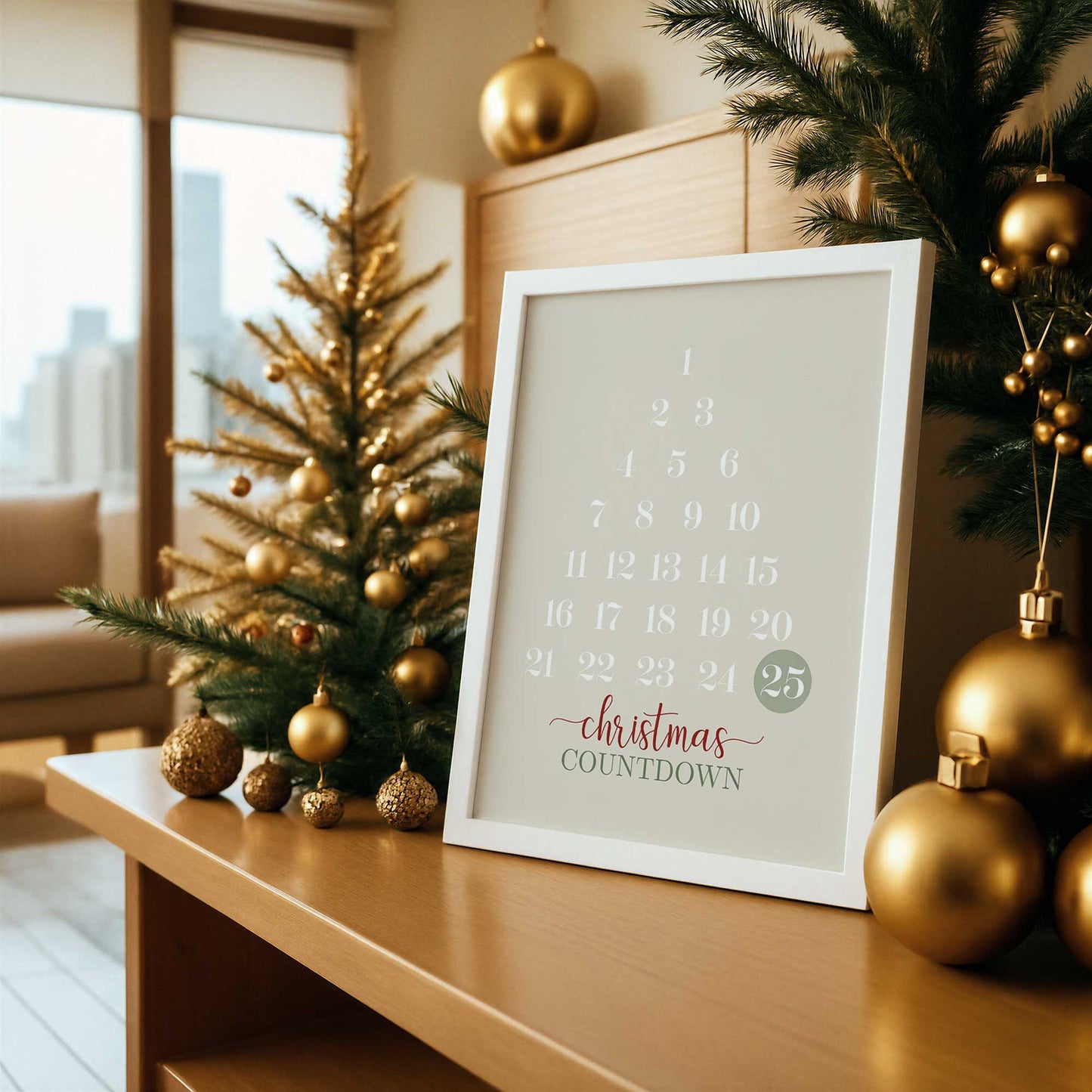 Christmas Countdown I Interactive Print Print