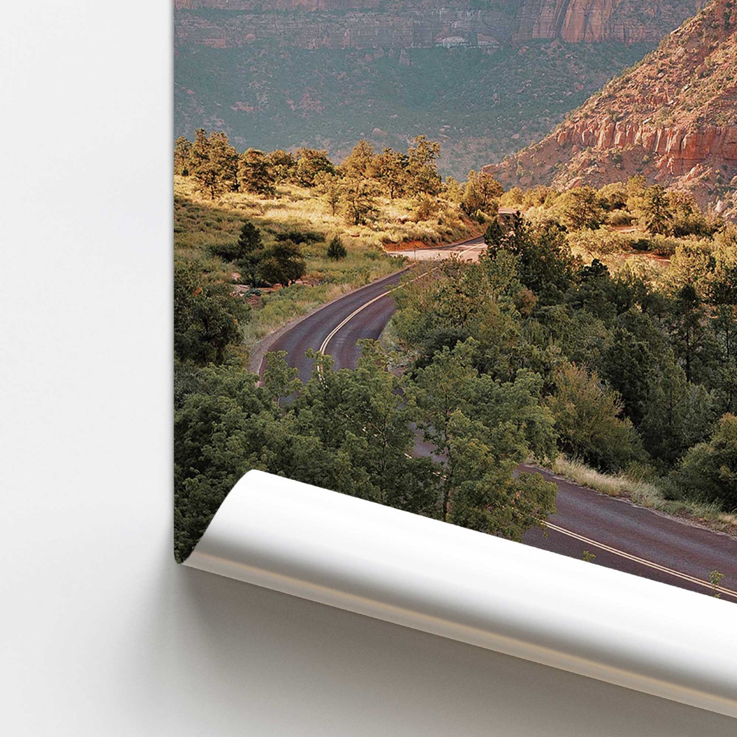 Mountain Roads Promotional Rolled Print