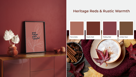 2026 Color Trends: Heritage Reds and Rustic Warmth