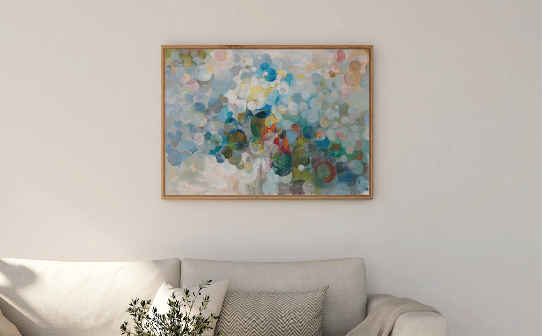 How to Style Wood Framed Canvas Prints