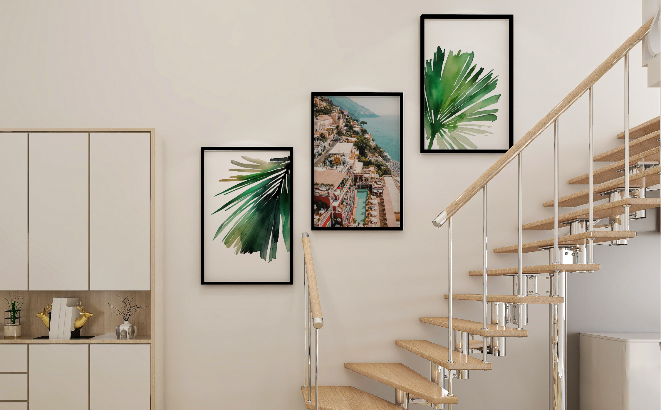 How to make the perfect Stairway Gallery Wall Frametolia.