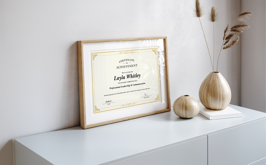 Frame Your Degree with Our New Line of Diploma Frames