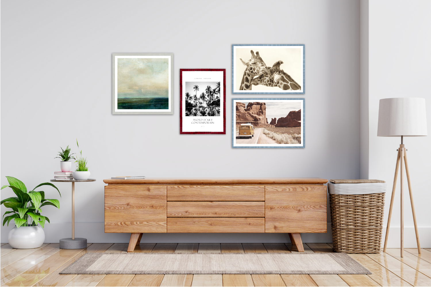 Wall Collage Idea: Mix and Match Picture frames! – Frametolia.