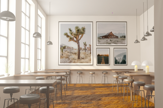 Gallery Walls in Hospitality Spaces: Create Focal Points that Wow!