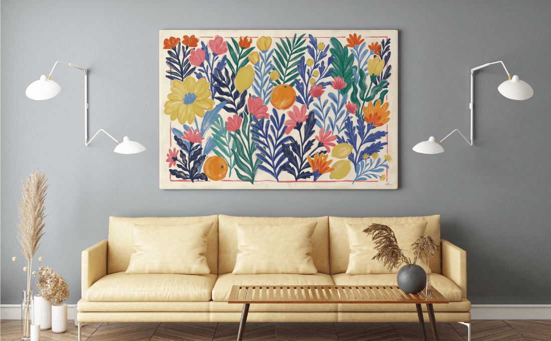 How to Choose Large Wall Art for Living Rooms