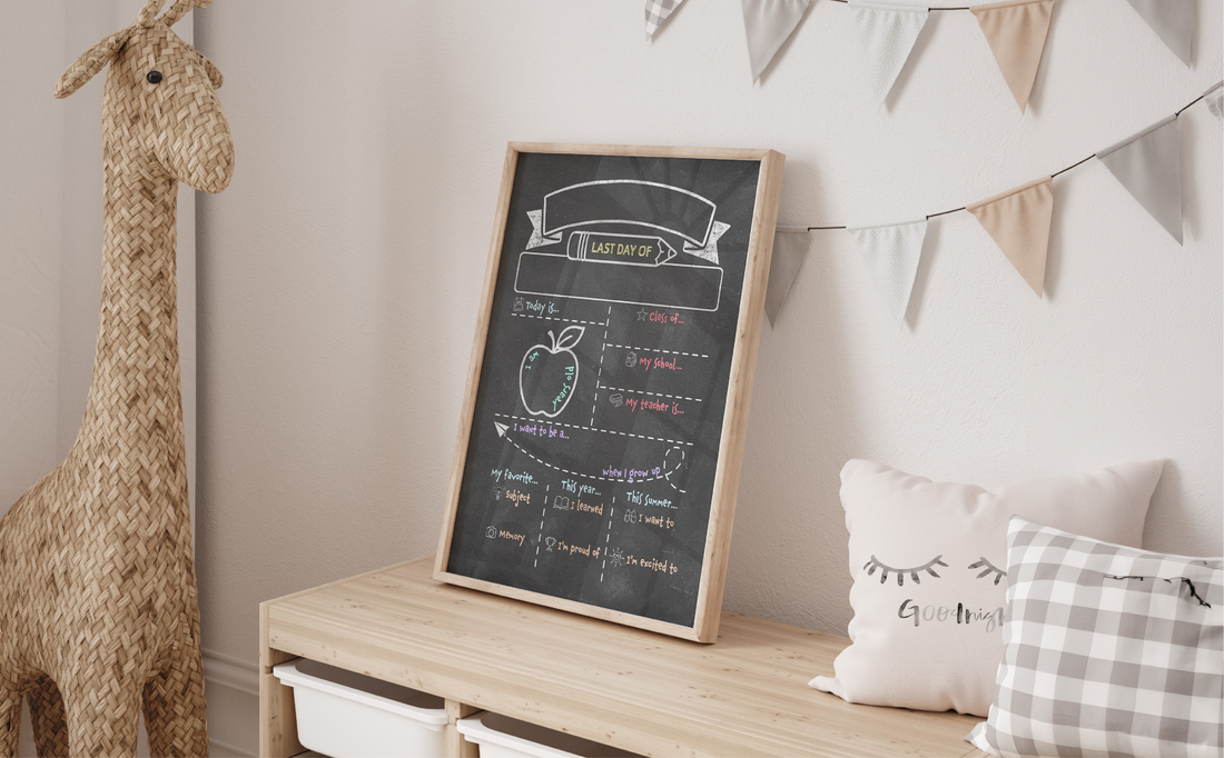 Capture the Moment with a Last Day of School Dry Erase Sign