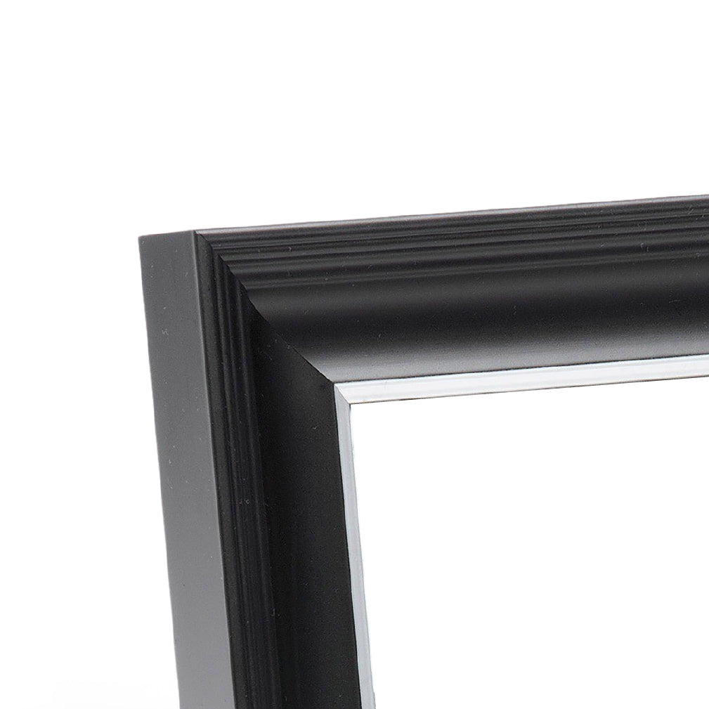 Black & Titanium Silver Medium Width Table Top Frame