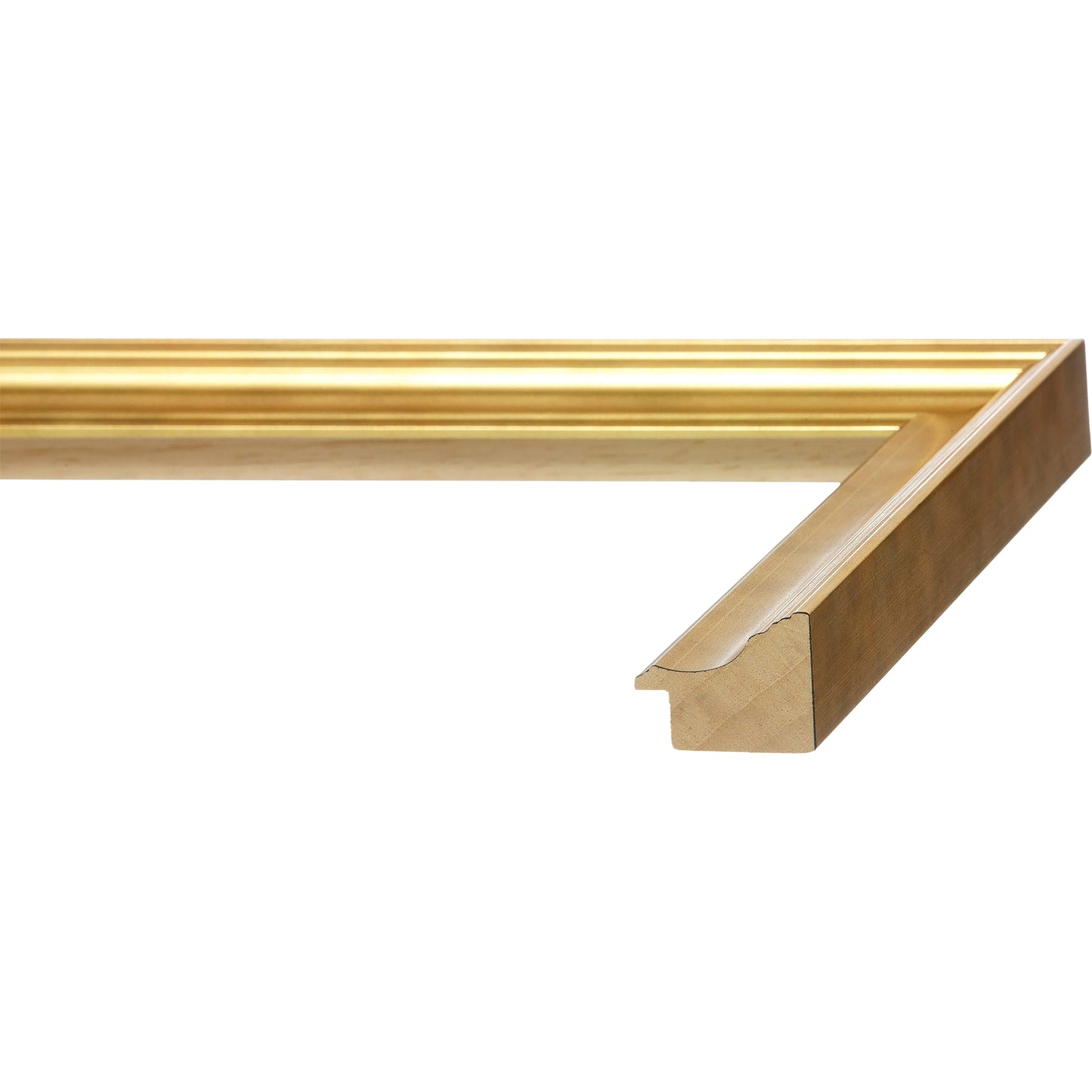 Gold Contemporary Medium Width Table Top Frame