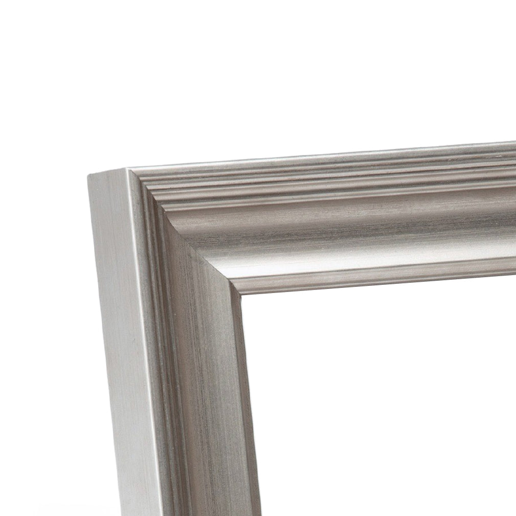 Pewter Modern Medium Width Table Top Frame