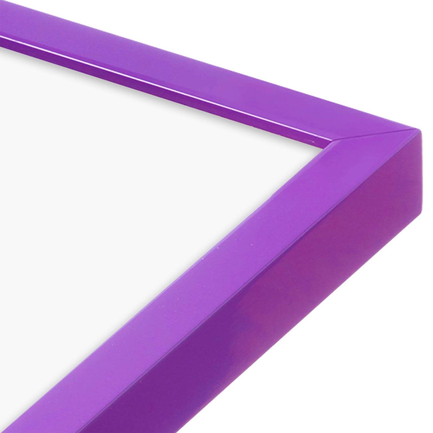 Plum Purple Narrow Width Wall Frame, Set of 6