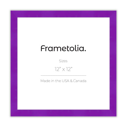 Plum Purple Narrow Width Wall Frame