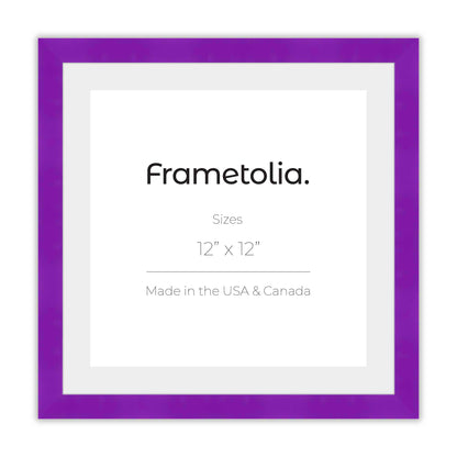 Plum Purple Narrow Width Wall Frame