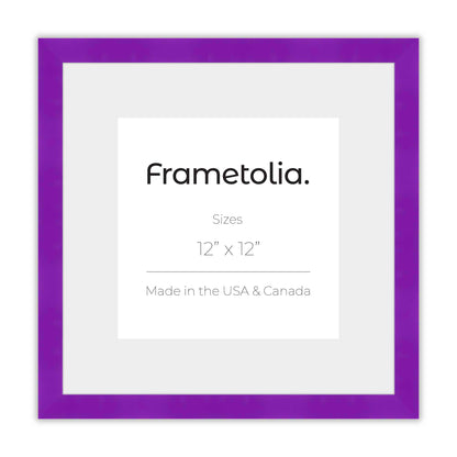 Plum Purple Narrow Width Wall Frame