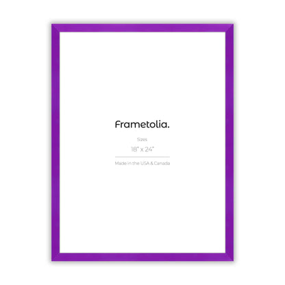 Plum Purple Narrow Width Wall Frame