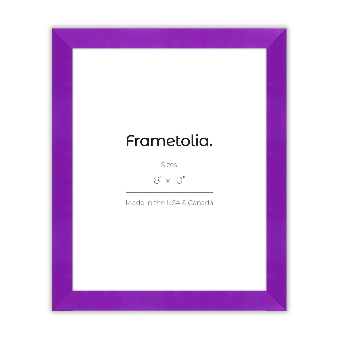 Plum Purple Narrow Width Wall Frame