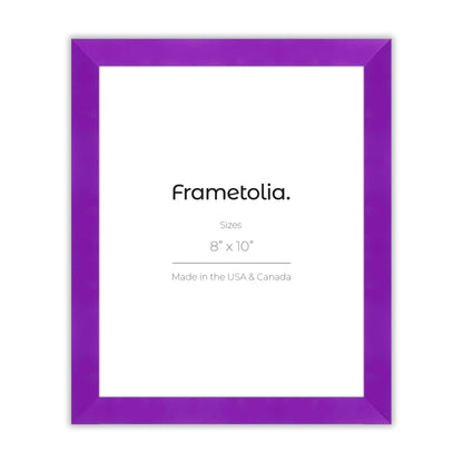 Plum Purple Narrow Width Wall Frame