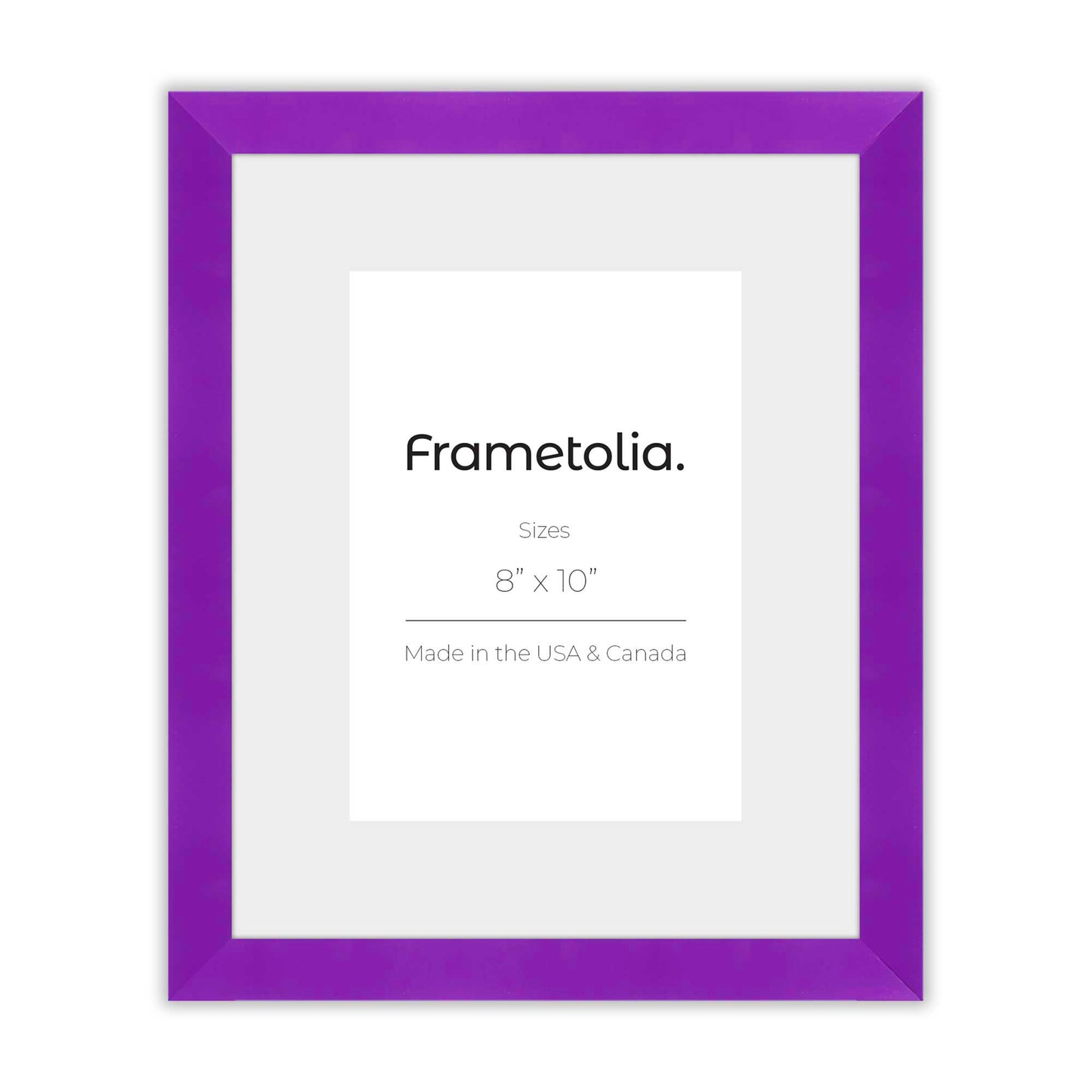 Plum Purple Narrow Width Wall Frame