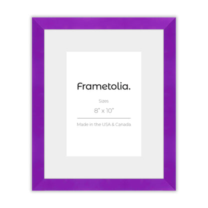 Plum Purple Narrow Width Wall Frame